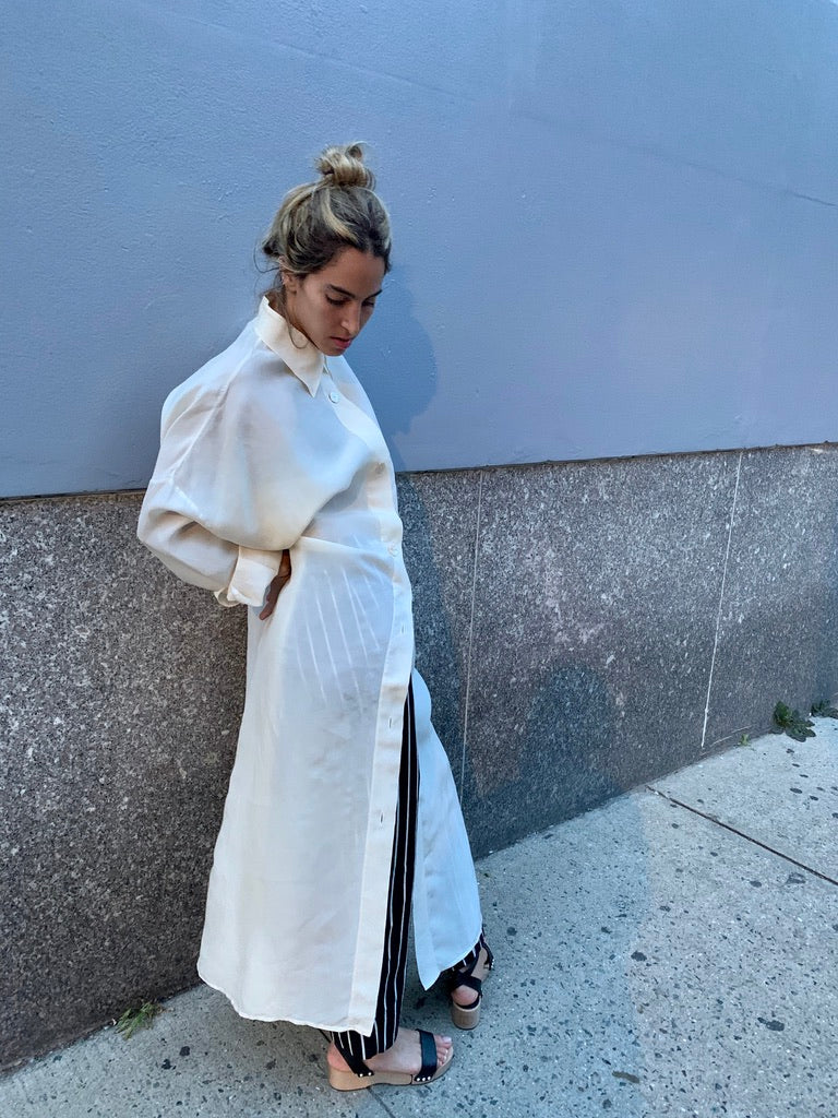 1990s Genny Ivory Dress