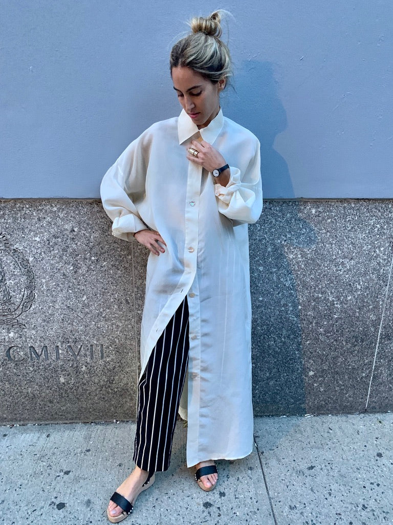 1990s Genny Ivory Dress