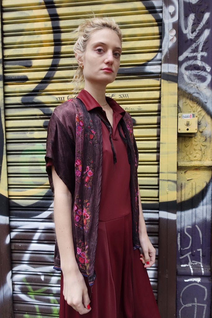 1920-30's Middle Eastern Embroidered Jacket/ Blouse - SOLD