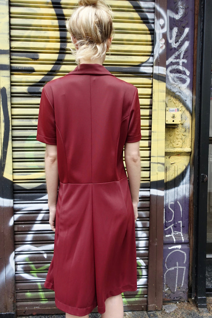 1980's Comme des Garçons Oxblood Dress - SOLD