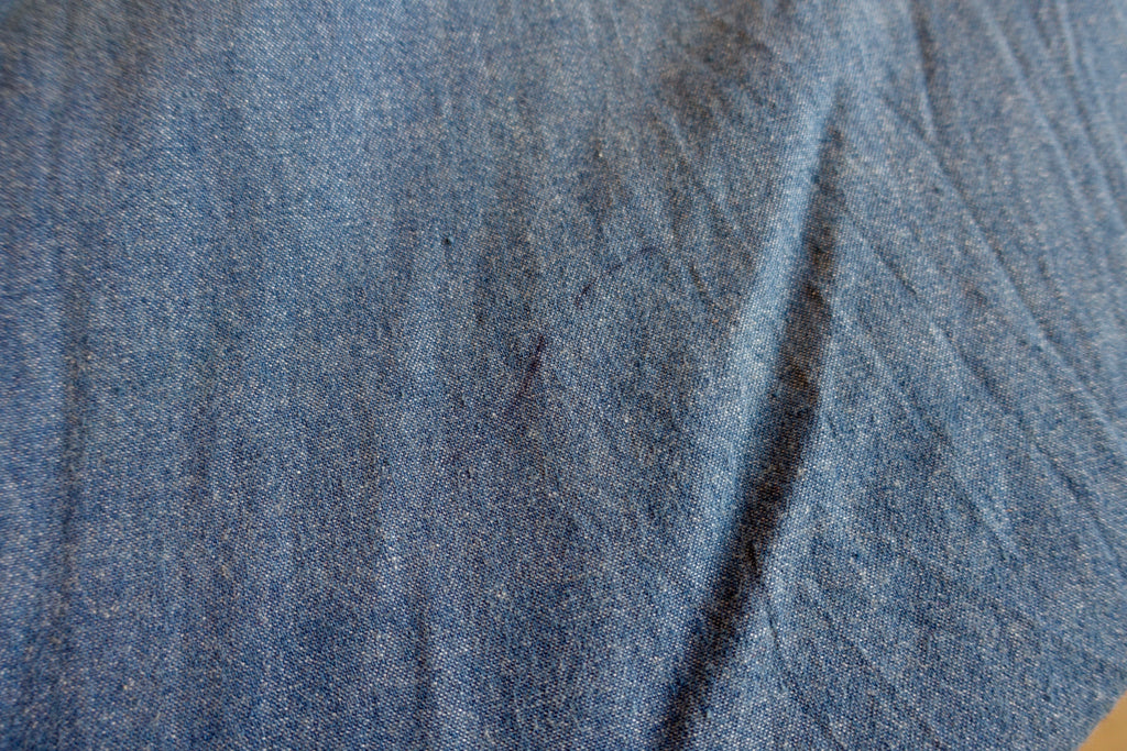 1960-70's Denim Hippie Patchwork Embellished Dress - SOLD