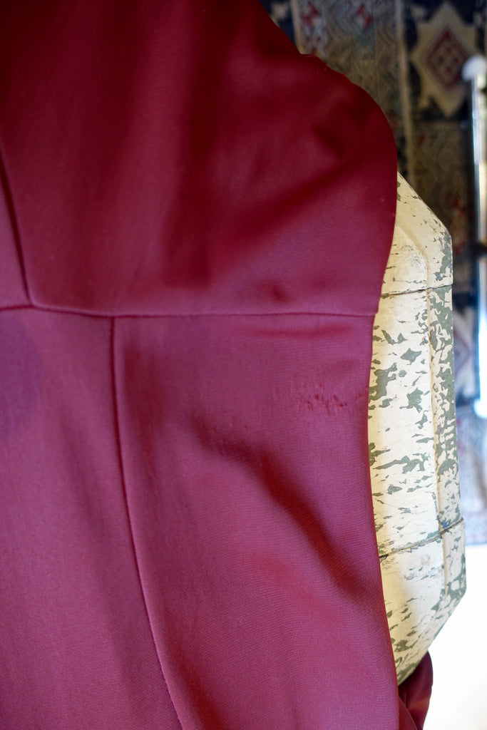 1980's Comme des Garçons Oxblood Dress - SOLD