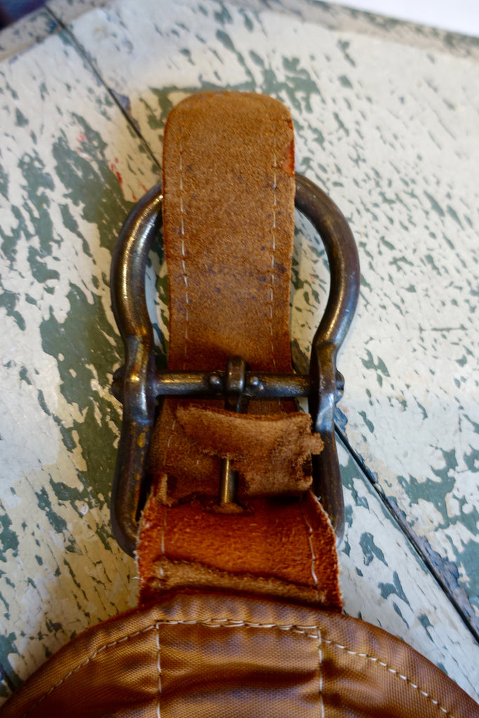 1970's Nautical Rope Rust Suede Bag - SOLD