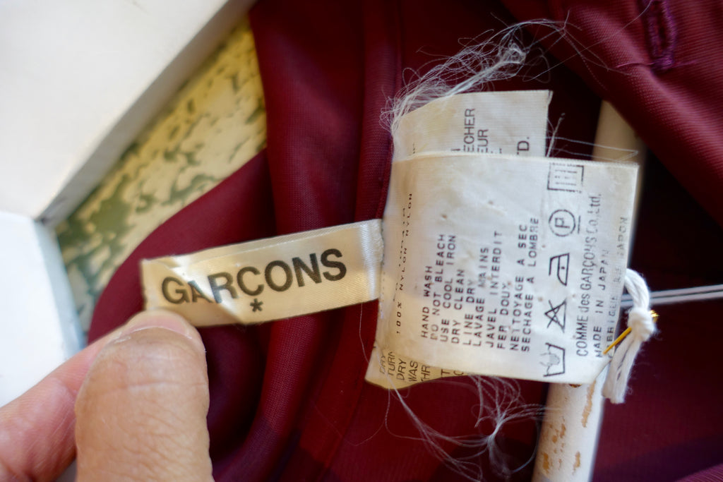 1980's Comme des Garçons Oxblood Dress - SOLD