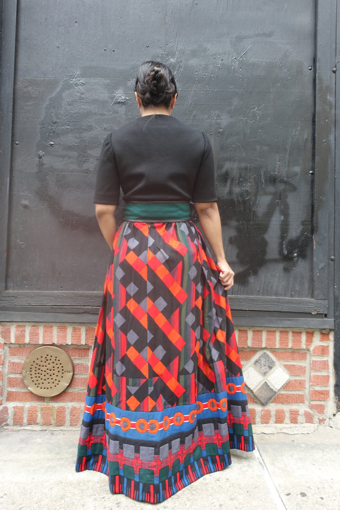 1970's Lanvin Two Piece Wool Dress