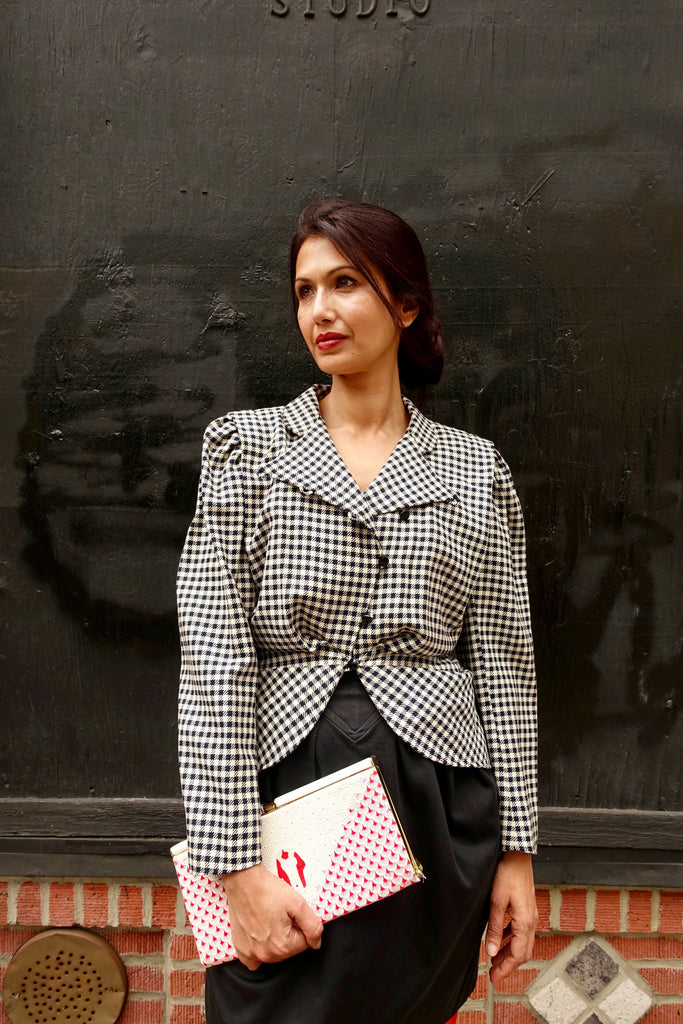 Early 1980's Emanuel Ungaro Houndstooth Blazer SOLD