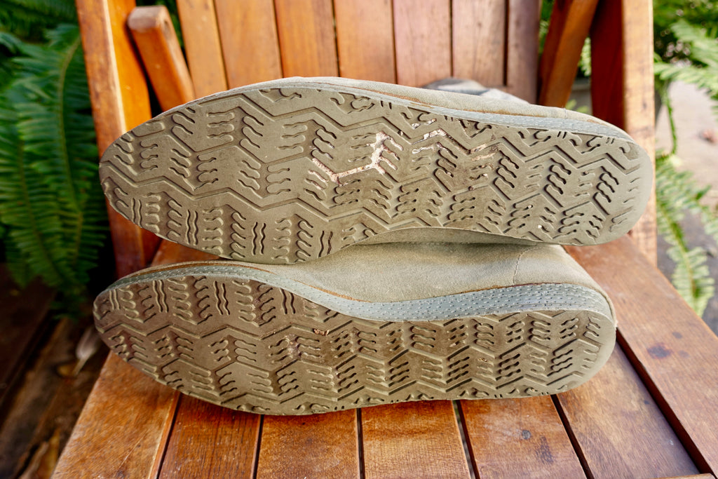 1980's Gray Suede Drawstring Boots