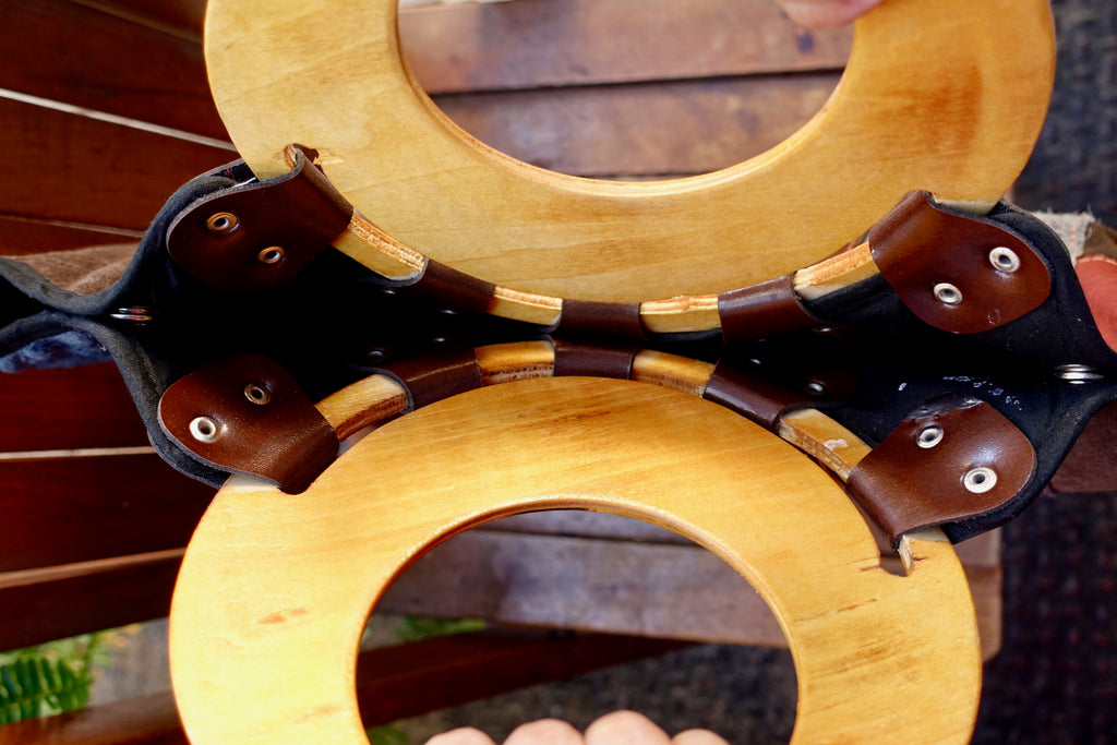 1970's Suede Patchwork Handbag - SOLD