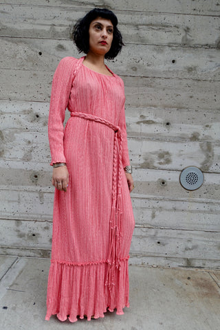 1930's Pink Silk Nightgown - SOLD