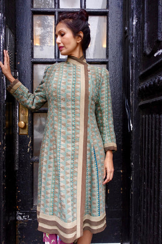 1920's Art Deco Embroidered Silk Blouse - SOLD