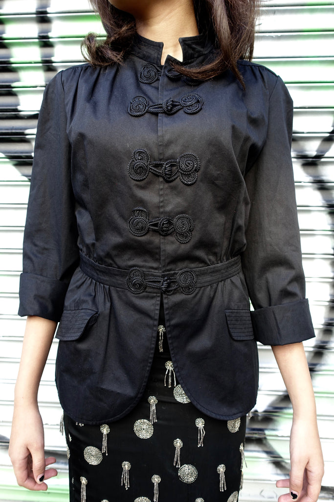1980's Valentino Mandarin Collar Jacket - SOLD