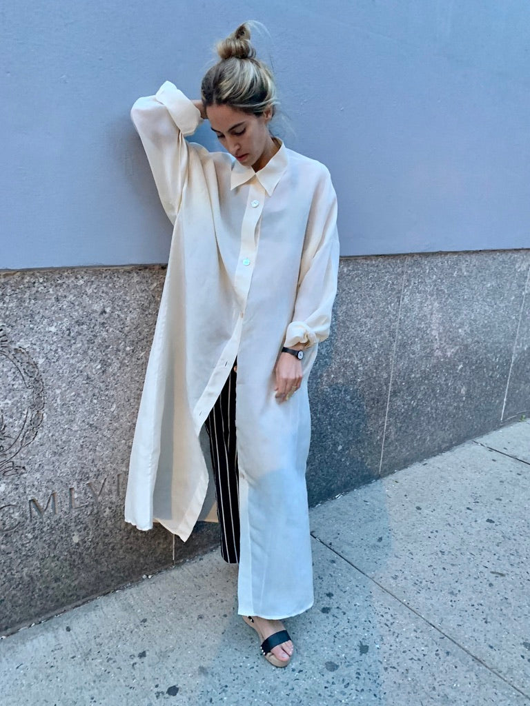 1990s Genny Ivory Dress