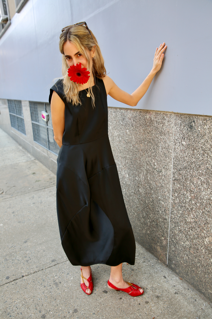 Tricot Comme des Garçons Satin Sculptural Dress - SOLD