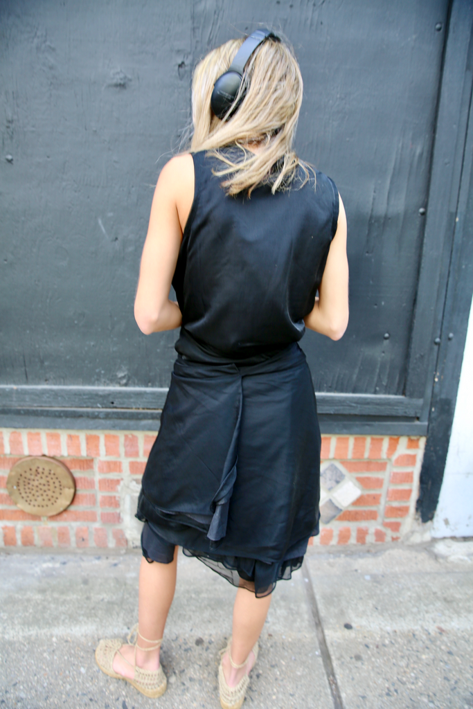 1998 Tricot Comme Des Garçons Wrap Skirt Ruffle Dress