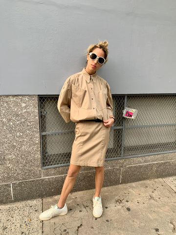1970's Geoffrey Beene Halter Gown & Jacket Set