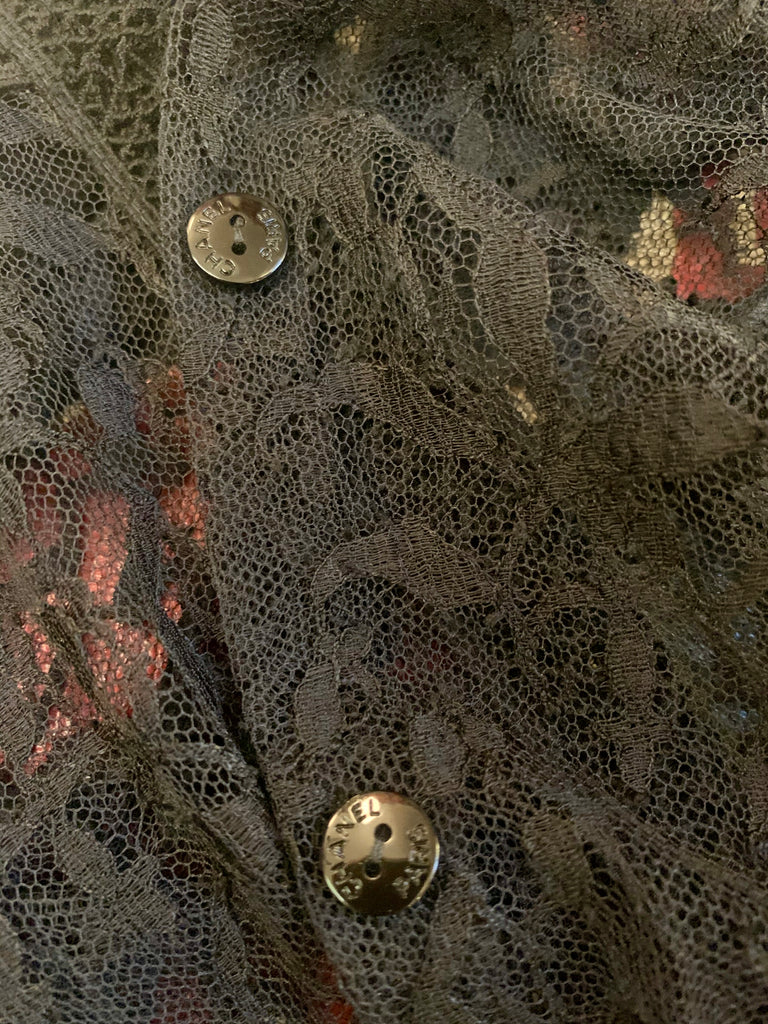 1990s-2000s Chanel Lace Cardigan Blouse/Jacket - SOLD