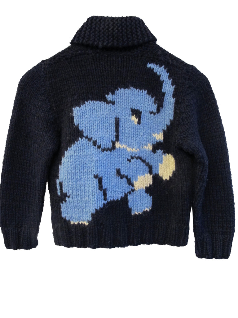 Hand-knit Circus-Themed Sweater - SOLD