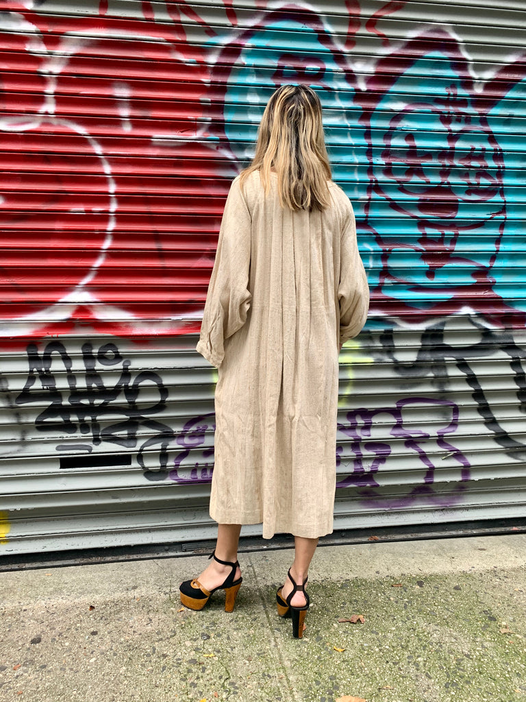 1980’s Comme de Garçons Pleated Woven Dress