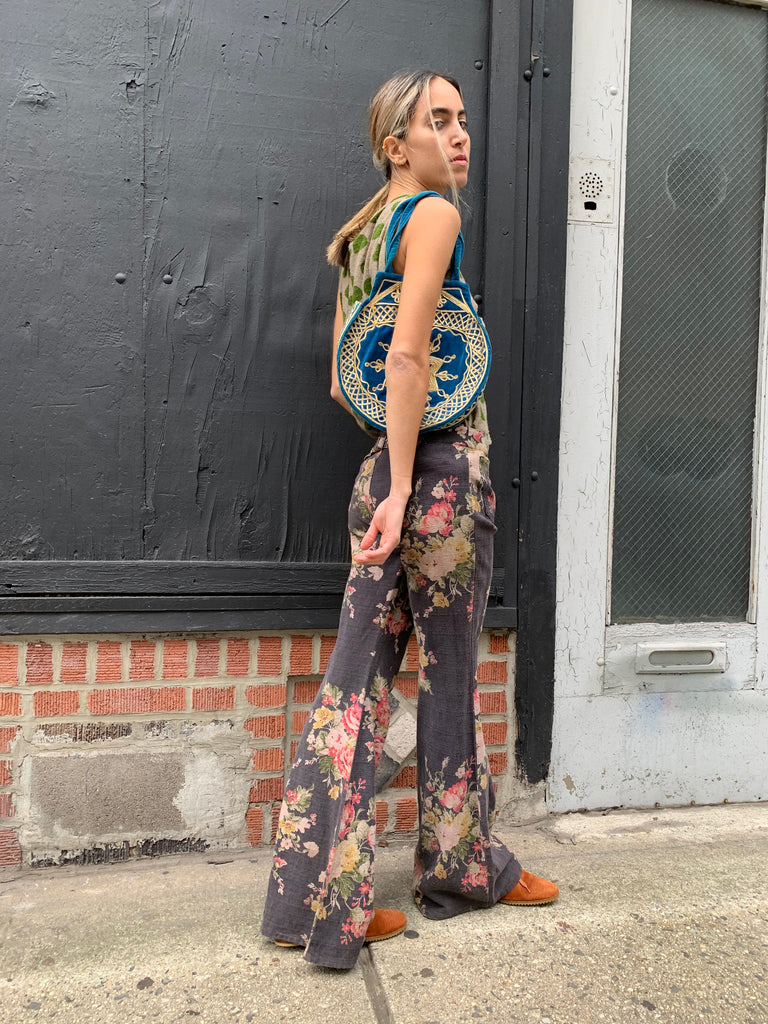 1990s Junya Watanabe Floral Print Pants