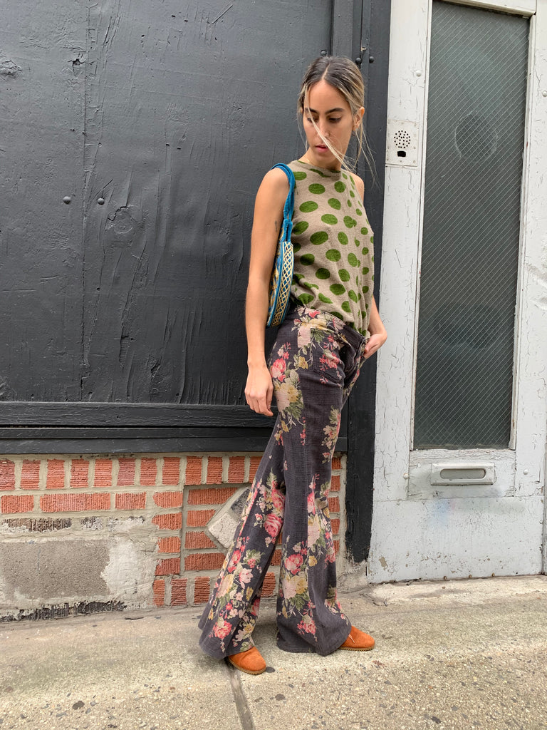 1990s Junya Watanabe Floral Print Pants