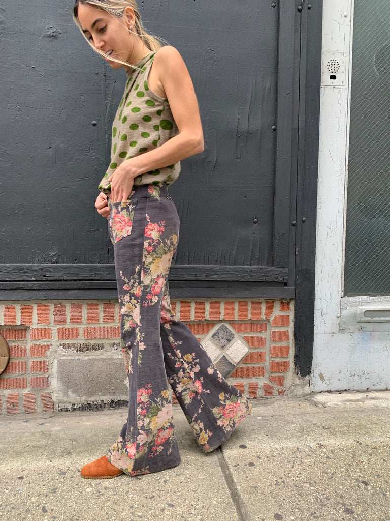 1990s Junya Watanabe Floral Print Pants