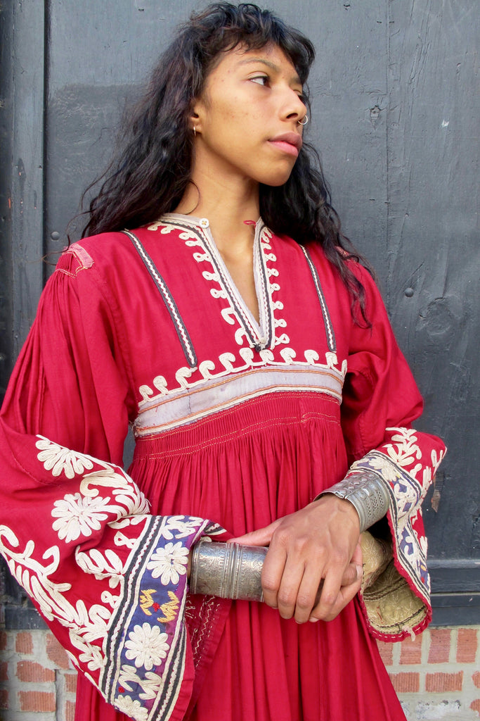 Afghani Silver Engraved Cuff - SOLD