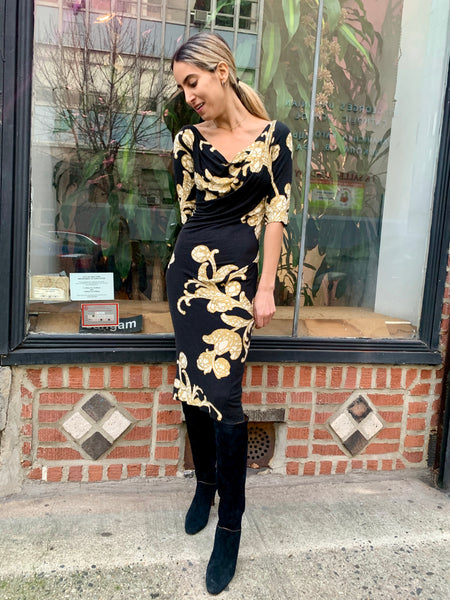 1990s-2000s Vivienne Westwood Anglomania Print Dress – Nomad Vintage