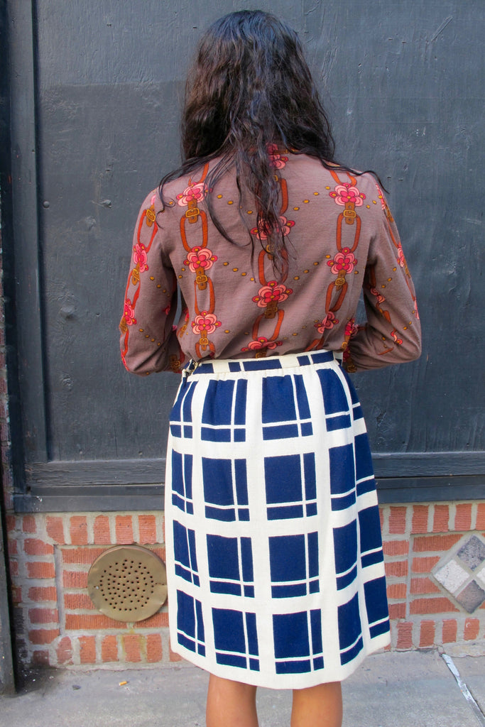 1960's Donald Brooks Graphic Print Suit - SOLD