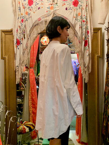 1990s-2000s Martin Margiela Oversized Shirt with Zippered Arms