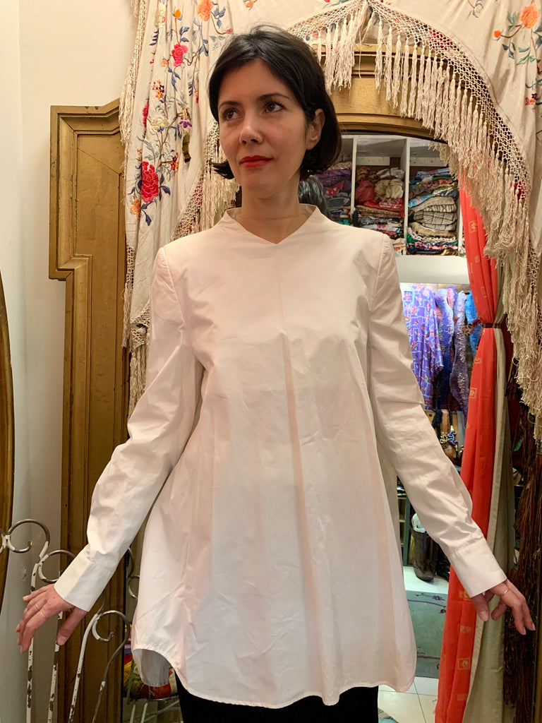 1990s-2000s Martin Margiela Oversized Shirt with Zippered Arms