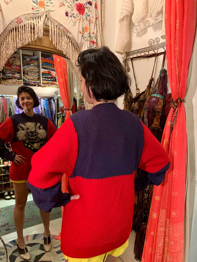 1980’s Kansai Lion Sweater