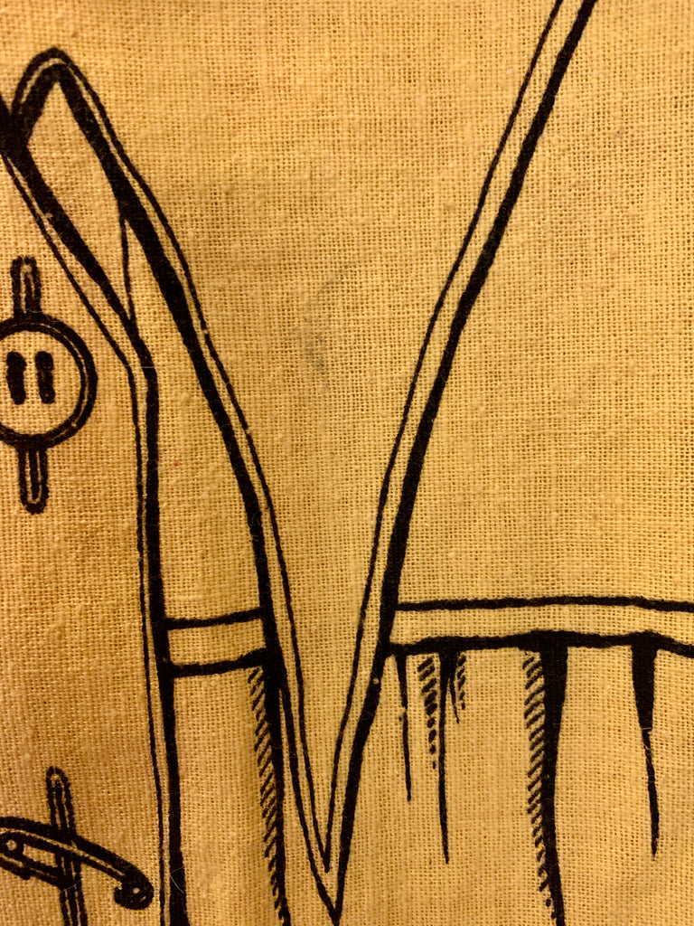 1960s Yellow Trompe-l’oeil Shirt/Dress