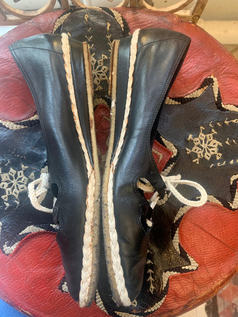 Black & White Espadrille Shoes