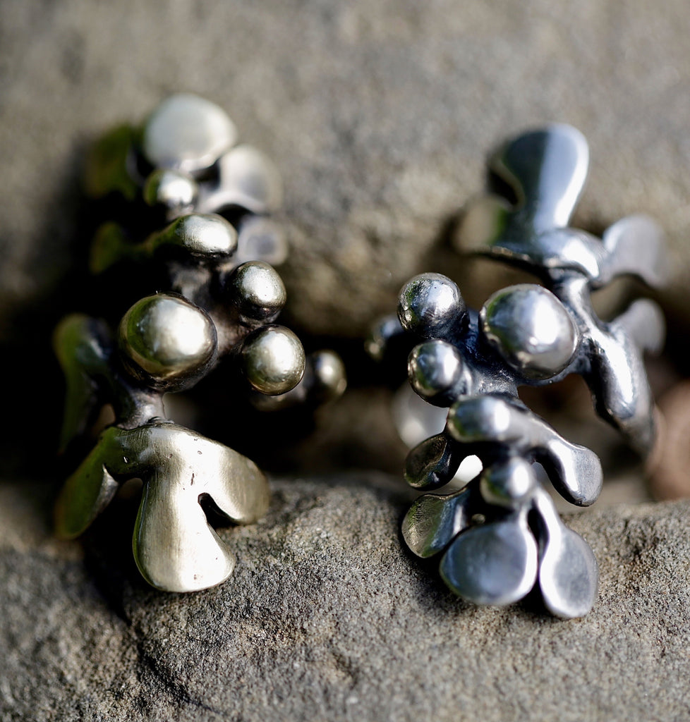 Persephone: Brutalist-Inspired Floral Ring