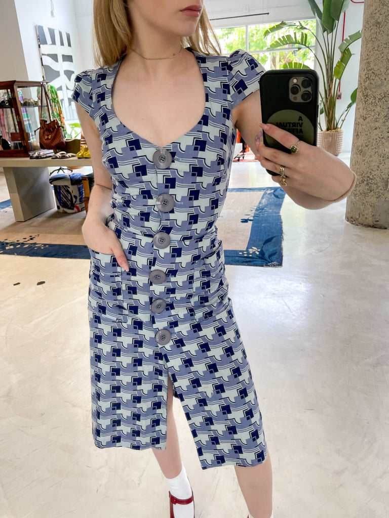 Biba Printed Midi Dress Dress arcadeshops.com