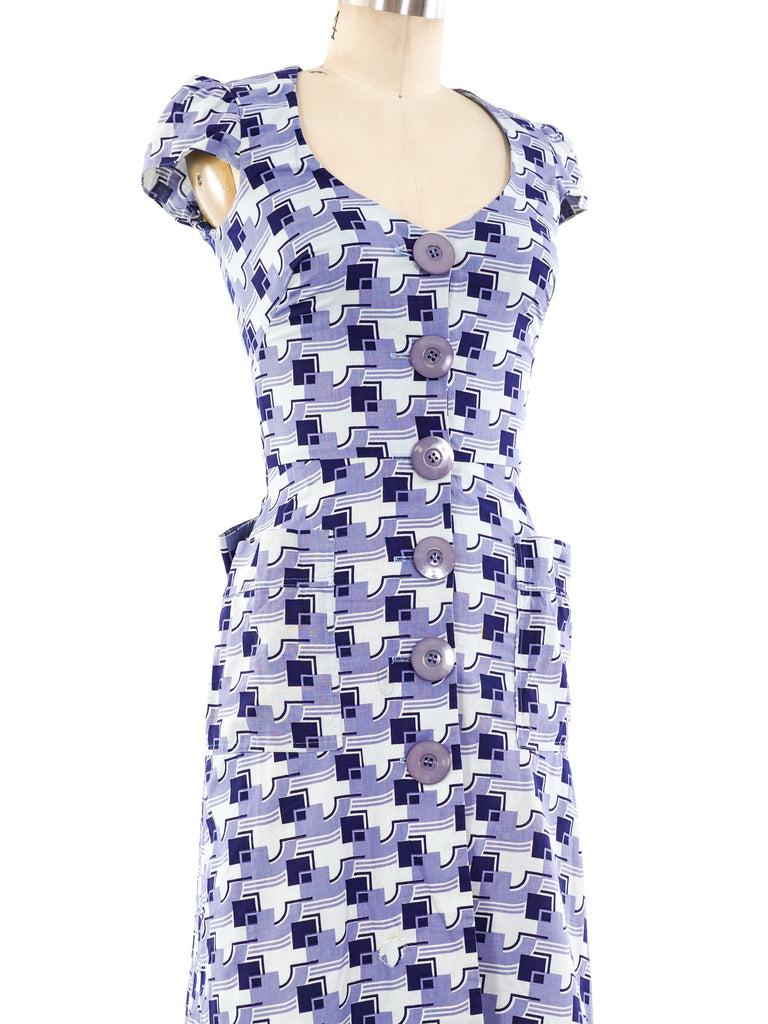 Biba Printed Midi Dress Dress arcadeshops.com