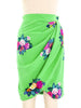 Ungaro Floral Printed Silk Skirt Bottom arcadeshops.com