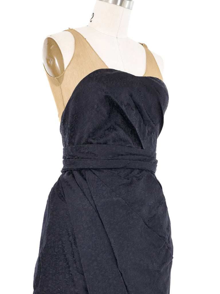 Nina Ricci Illusion Neckline Mini Dress Dress arcadeshops.com