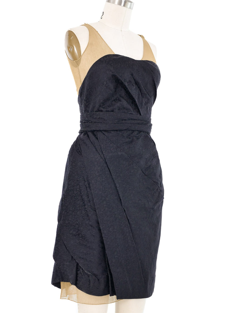 Nina Ricci Illusion Neckline Mini Dress Dress arcadeshops.com