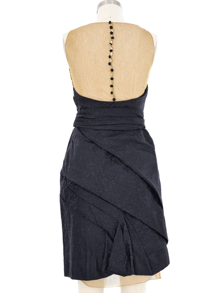 Nina Ricci Illusion Neckline Mini Dress Dress arcadeshops.com