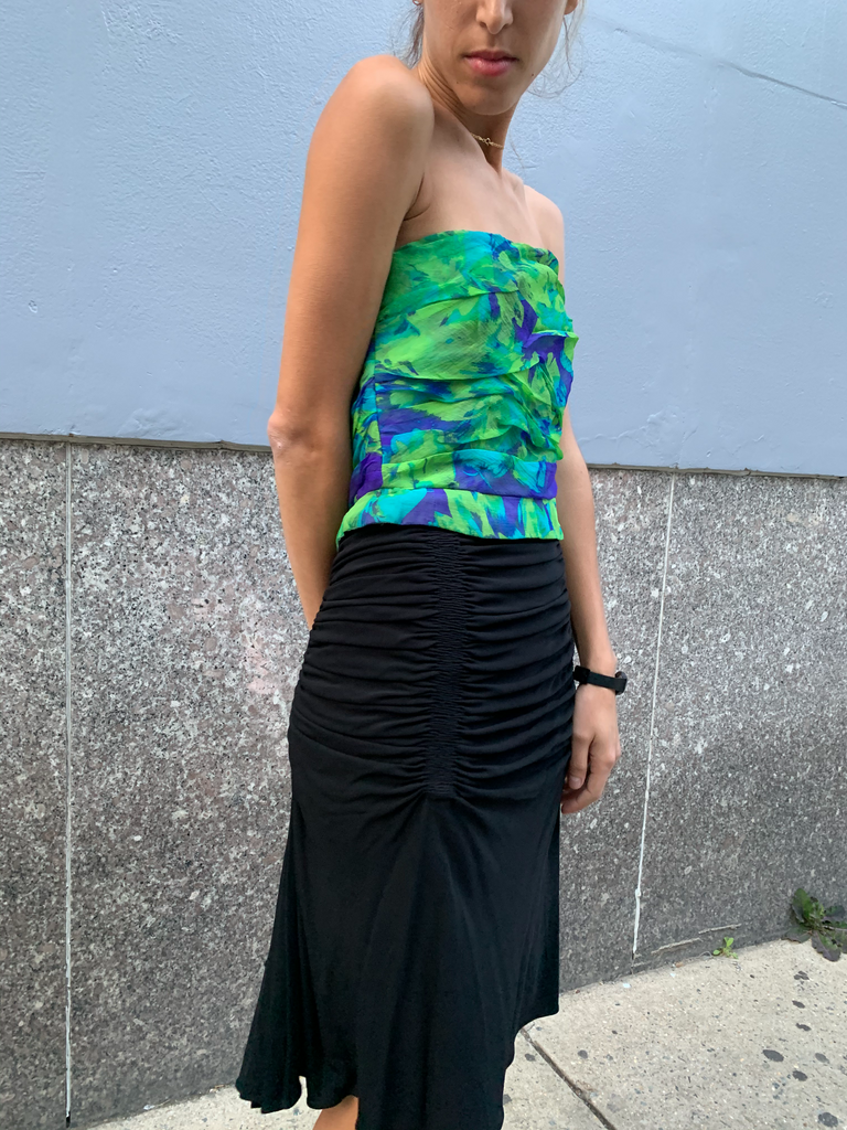 Ruched top skirt 90s