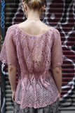 Early 1980's lavender crochet top - SOLD