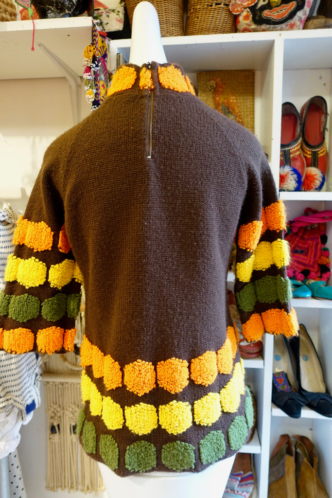 1970s Brown Knit Sweater - SOLD