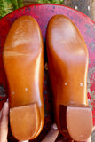 1970's Rodina Ferragamo Schiavoni Navy Loafers - SOLD