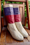 1980's Striped Top Boots