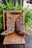 Afghani Multi-Colored Embroidered Boots - SOLD