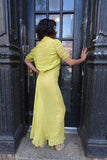 1930's Chartreuse Dress and Jacket - SOLD