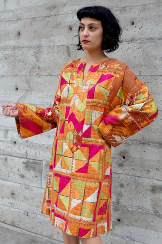 1980’s Giorgio Sant’ Angelo Multi-color Marger-parts Panel Dress - SOLD