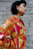 Indian Embroidered Russet Dress - SOLD