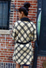 1960's Lilli Ann Charcoal and Ivory Plaid Coat -SOLD